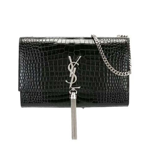 ysl croco kate|KATE SMALL TASSEL IN CROCODILE.